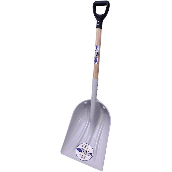 No 12 Grain Scoop, Abs Poly, Wood Handle W/ D-Grip, 3PK